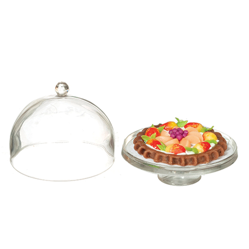 Display with Strawberry Tart